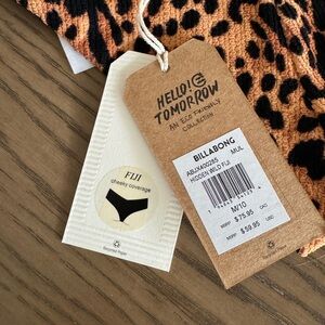 Billabong Hidden Wild Bikini Bottoms Fiji Size Medium